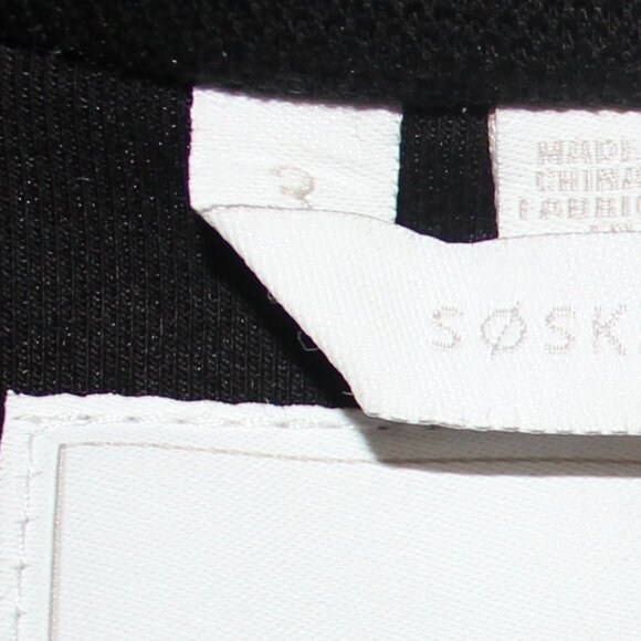 Sosken Studios GOBIN - Neoprene Short Jacket Black open front women's Size 3 - Picture 9 of 10